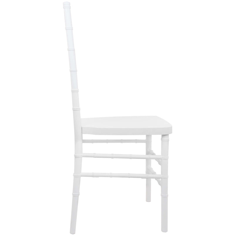 White |#| White Resin Chiavari Chair