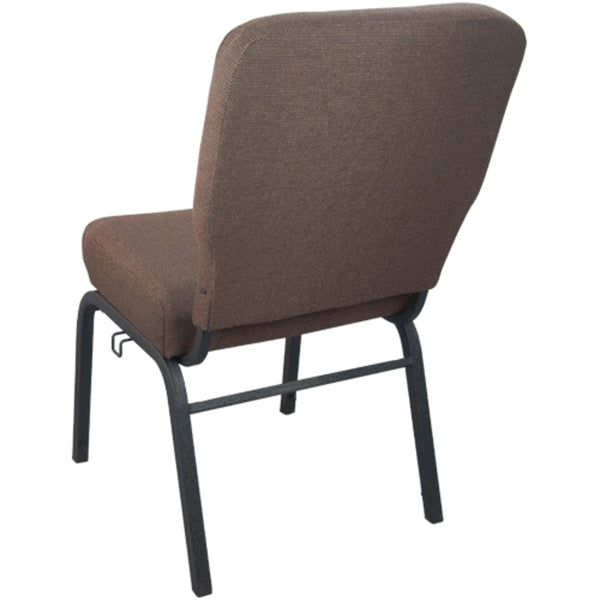 Java Fabric/Black Frame |#| Signature Elite Java Church Chair - 20 in. Wide