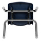 Navy |#| Navy Student Stack Chair 12inchH Seat - School Classroom Chair - Daycare Chair