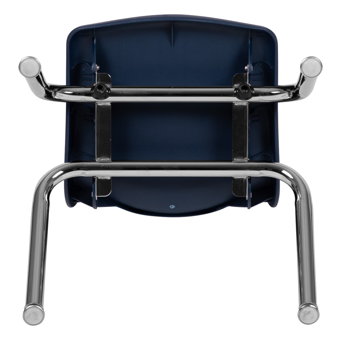 Navy |#| Navy Student Stack Chair 12inchH Seat - School Classroom Chair - Daycare Chair