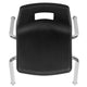 Black |#| Black Student Stack Chair 14inchH Seat - School Classroom Chair for K-2