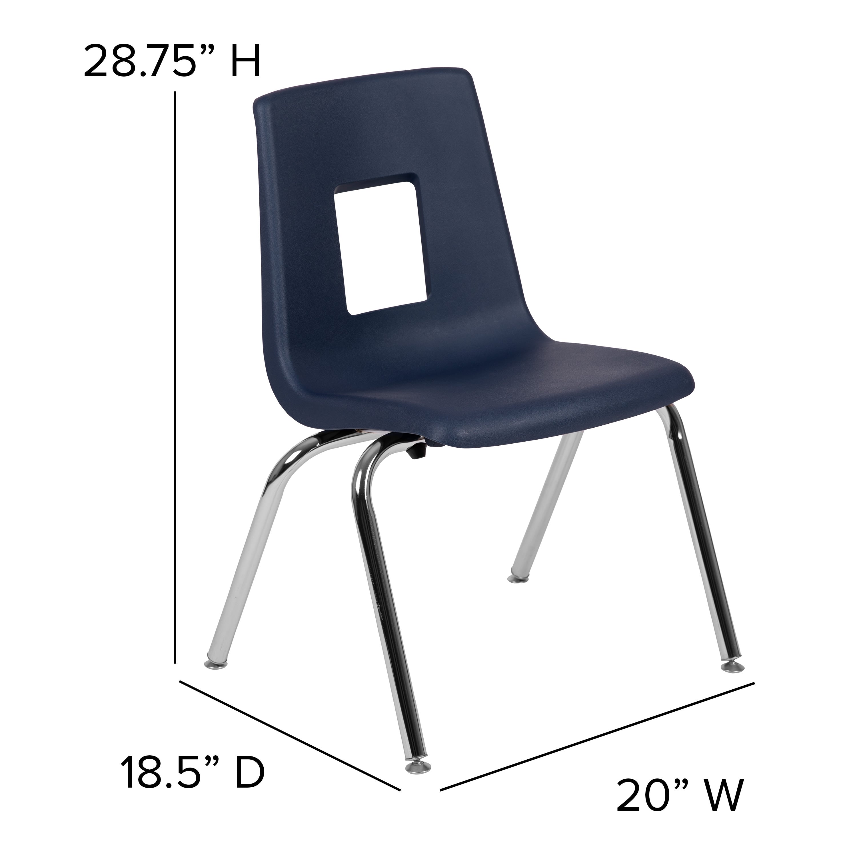 16in. Student Stack Chair ADVG-SSC-16- – BizChair