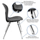 Black |#| Comfort Molded Black Student Stack Chair-Classroom Chair for Middle-High-Adults