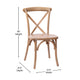 Medium White Grain |#| Medium With White Grain X-Back Chair