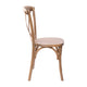 Medium White Grain |#| Medium With White Grain X-Back Chair