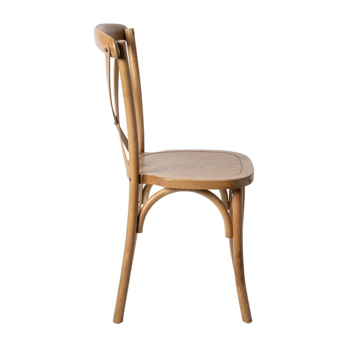 Light Brown |#| Light Brown X-Back Chair