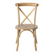 Natural White Grain |#| Natural With White Grain X-Back Chair