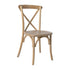 Natural White Grain |#| Natural With White Grain X-Back Chair