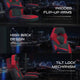 Gaming Desk & Chair Set: Lumbar Support, Arms, Cupholder, Headphone Hook