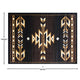 Brown,5' x 7' |#| Southwestern Style Area Rug in Shades of Brown, Beige, and Black - 5' x 7'