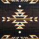 Brown,8' x 10' |#| Southwestern Style Area Rug in Shades of Brown, Beige, and Black - 8' x 10'