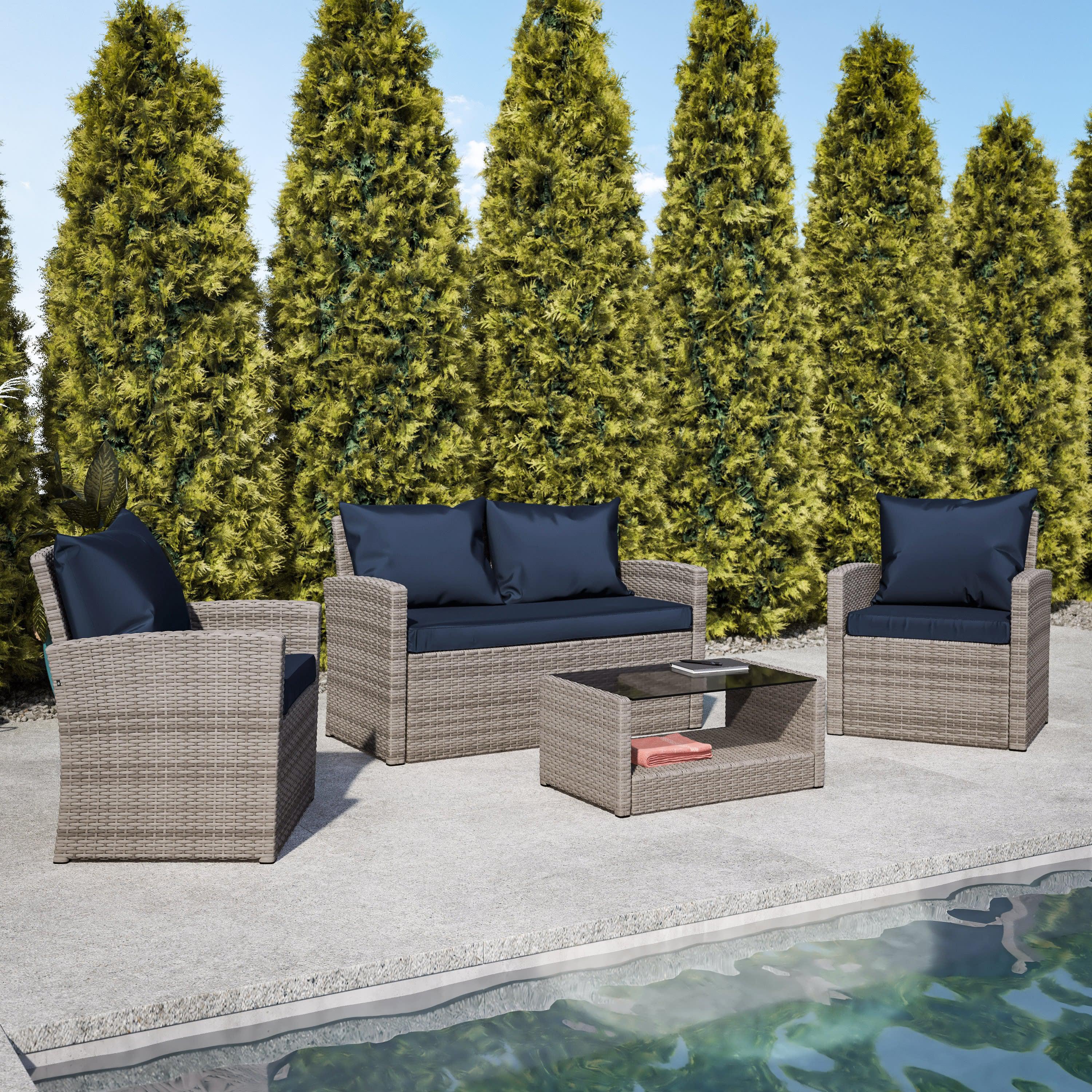 Patio set seat hotsell cushions