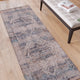 Blue,2' x 6' |#| 2' x 6' Multicolor Distressed Artisan Old English Style Traditional Rug