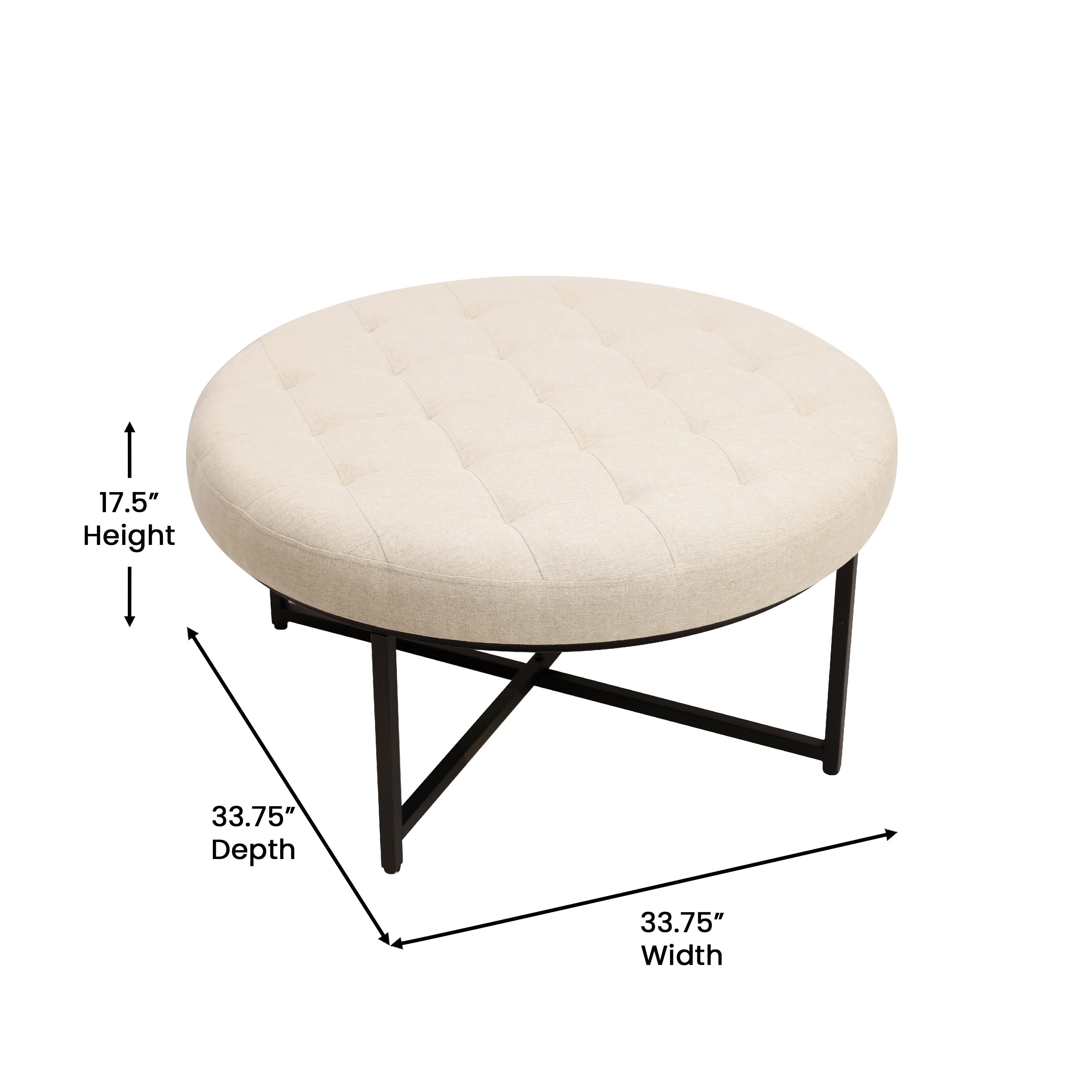 ワンピなど最旬ア！ Round Ottoman WX-TY-104- – BizChair オットマン・スツール