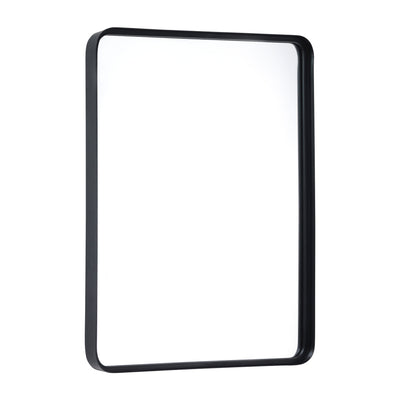 Ava Metal Deep Framed Wall Mirror - Large Accent Mirror for Bathroom, Entryway, Dining Room, & Living Room