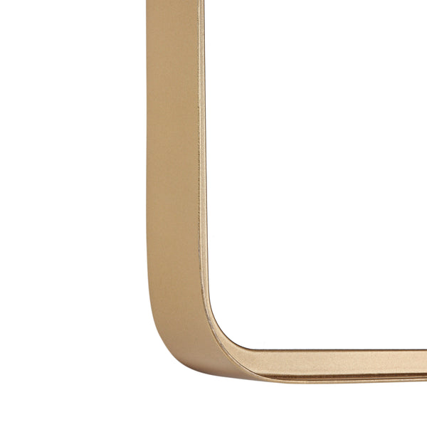 Gold,30"W x 40"L |#| Large Rectangular Accent Mirror with 2 Inch Deep Frame in Gold - 30" x 40"