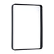 Black,30"W x 40"L |#| Large Rectangular Accent Mirror with 2 Inch Deep Frame in Black - 30" x 40"