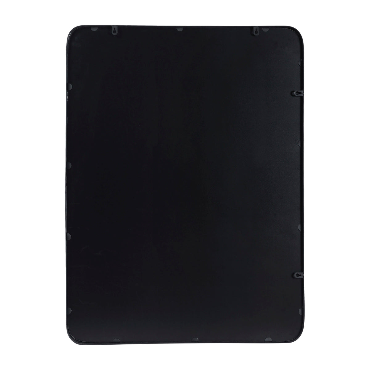 Black,30"W x 40"L |#| Large Rectangular Accent Mirror with 2 Inch Deep Frame in Black - 30" x 40"