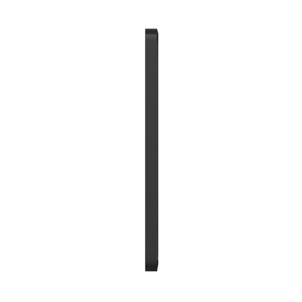 Black,30"W x 40"L |#| Large Rectangular Accent Mirror with 2 Inch Deep Frame in Black - 30" x 40"