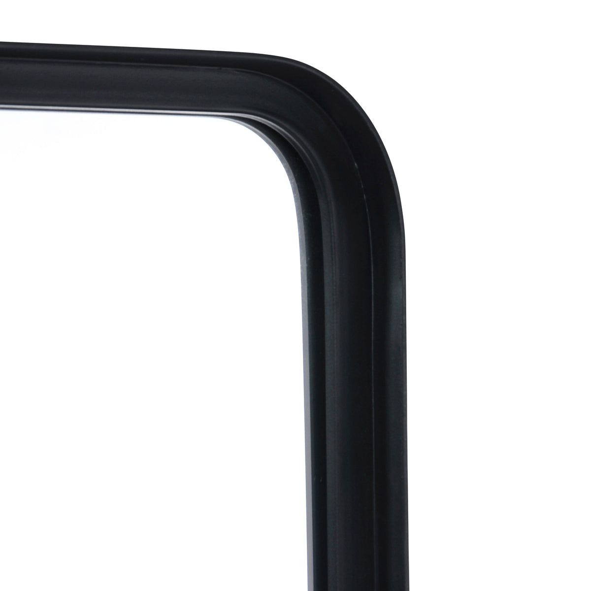 Black,30"W x 40"L |#| Large Rectangular Accent Mirror with 2 Inch Deep Frame in Black - 30" x 40"