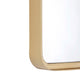 Gold,24"W x 36"L |#| Large Rectangular Accent Mirror with 2 Inch Deep Frame in Gold - 24" x 36"