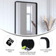 Black,24"W x 36"L |#| Large Rectangular Accent Mirror with 2 Inch Deep Frame in Black - 24" x 36"