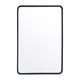 Black,24"W x 36"L |#| Large Rectangular Accent Mirror with 2 Inch Deep Frame in Black - 24" x 36"