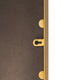 Gold,30"W x 48"L |#| Large Rectangular Accent Mirror with 2 Inch Deep Iron Frame in Gold - 48" x 30"