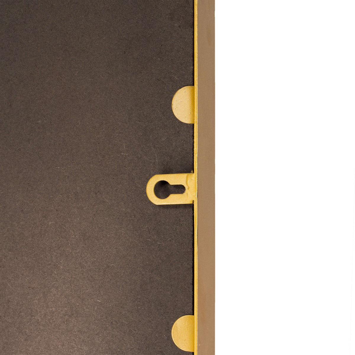 Gold,30"W x 48"L |#| Large Rectangular Accent Mirror with 2 Inch Deep Iron Frame in Gold - 48" x 30"