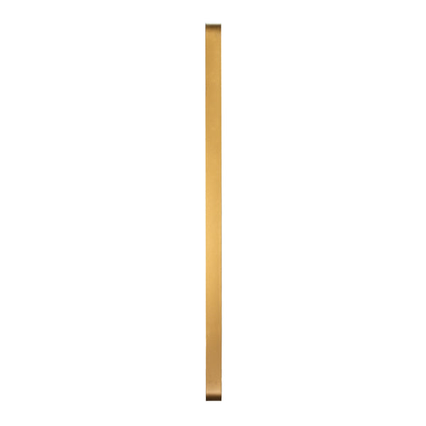 Gold,30"W x 48"L |#| Large Rectangular Accent Mirror with 2 Inch Deep Iron Frame in Gold - 48" x 30"