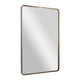 Bronze,30"W x 48"L |#| Large Rectangular Accent Mirror with 2 Inch Deep Iron Frame in Brnze - 48" x 30"