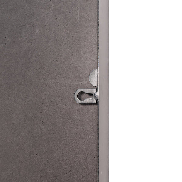 Black,30"W x 48"L |#| Large Rectangular Accent Mirror with 2 Inch Deep Iron Frame in Black - 48" x 30"