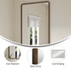 Bronze,30"W x 48"L |#| Large Rectangular Accent Mirror with 2 Inch Deep Iron Frame in Brnze - 48" x 30"