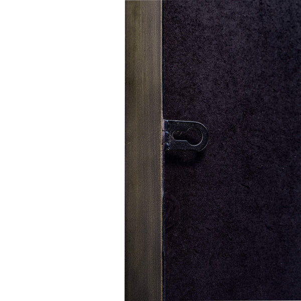 Bronze,30"W x 48"L |#| Large Rectangular Accent Mirror with 2 Inch Deep Iron Frame in Brnze - 48" x 30"