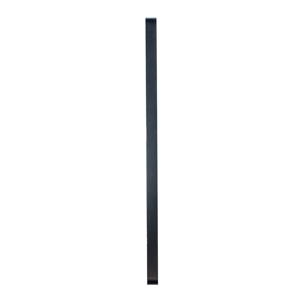Black,30"W x 48"L |#| Large Rectangular Accent Mirror with 2 Inch Deep Iron Frame in Black - 48" x 30"