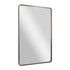 Ava Metal Deep Framed Wall Mirror - Large Accent Mirror for Bathroom, Entryway, Dining Room, & Living Room