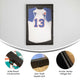 Black |#| Wooden Jersey Display Case with Foam Board and Keyed Lock in Black-24x36