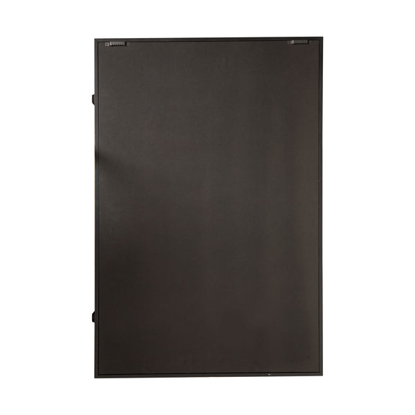 Black |#| Wooden Jersey Display Case with Foam Board and Keyed Lock in Black-24x36