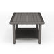 Gray Cushions/Gray Frame |#| 4pc Outdoor Rattan Patio Conversation Set with All-Weather Cushions - GRY/GRY