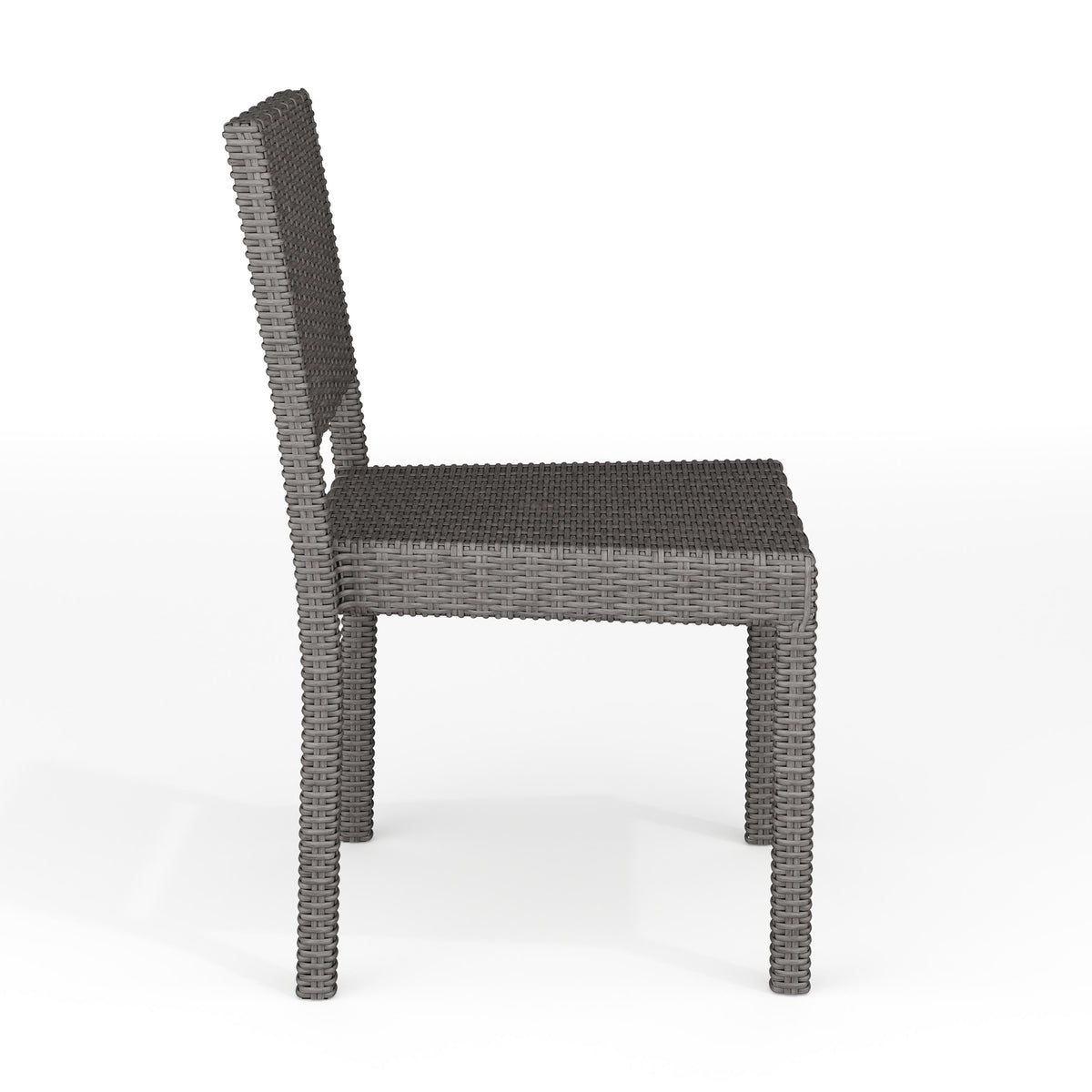 Gray |#| 9pc Outdoor Rattan Wicker Patio Dining Set with 8 Chairs and 70" Table - Gray
