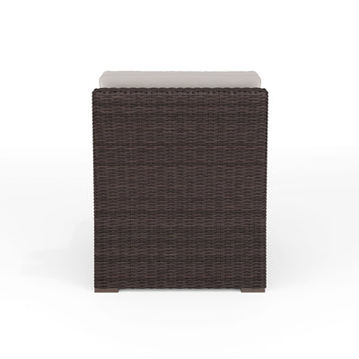 Bedford Indoor-Outdoor Modular Patio Sectional Sofa Center Seat in Rattan Wicker with All-Weather Cushions - View 2