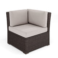  Tan Cushions/Brown Frame