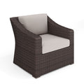  Tan Cushions/Brown Frame