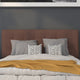 Dark Brown,Full |#| Quilted Tufted Upholstered Full Size Headboard in Dark Brown Fabric