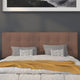 Camel,Queen |#| Quilted Tufted Upholstered Queen Size Headboard in Camel Fabric