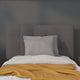 Dark Gray,Twin |#| Quilted Tufted Upholstered Twin Size Headboard in Dark Gray Fabric