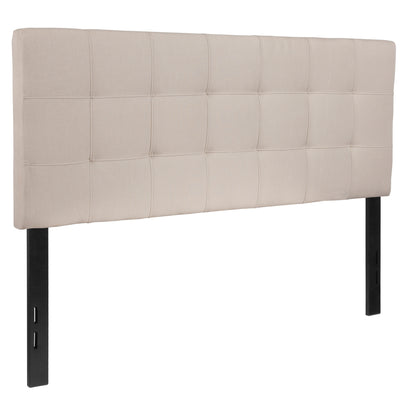 Quilted Tufted Upholstered Headboard - View 1