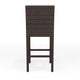 Brown |#| 2PK Outdoor Rattan Wicker Bar Stools - Brown