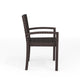 Brown |#| 2PK Outdoor Rattan Wicker Stackable Dining Armchairs - Brown