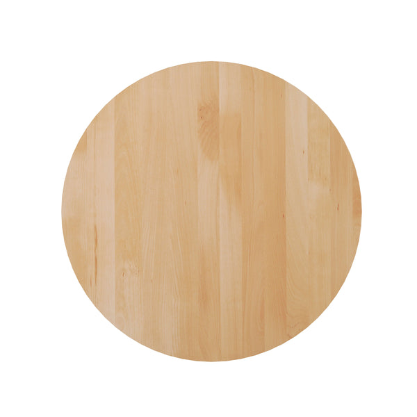 Natural Top/Silver Base |#| Commercial 30" NAT Wood Tabletop-22" x 22" SIL Table Height Cast Iron X Base